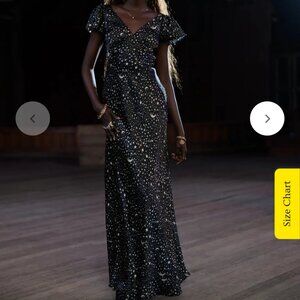 Selkie The Galileo Flutter Slip Dress